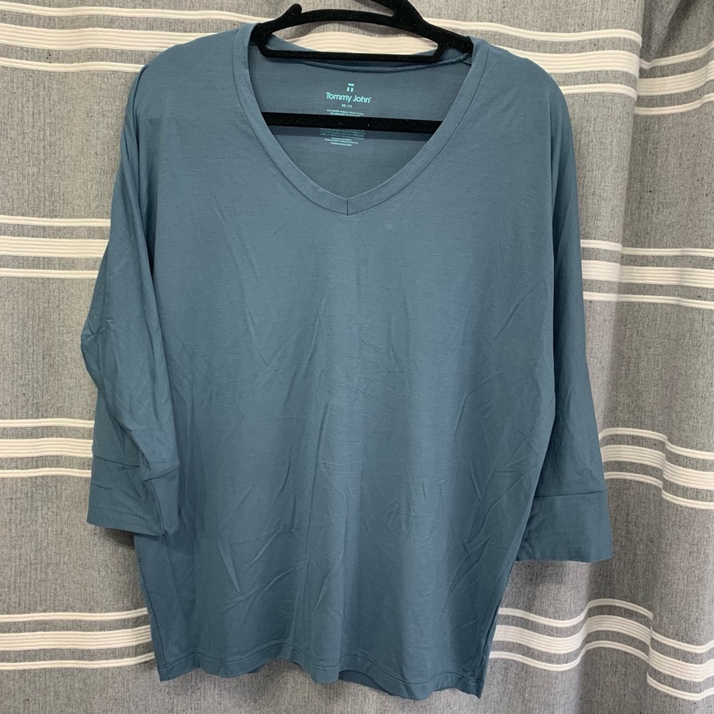 Tommy John Second Skin Sleep Shirt Blue